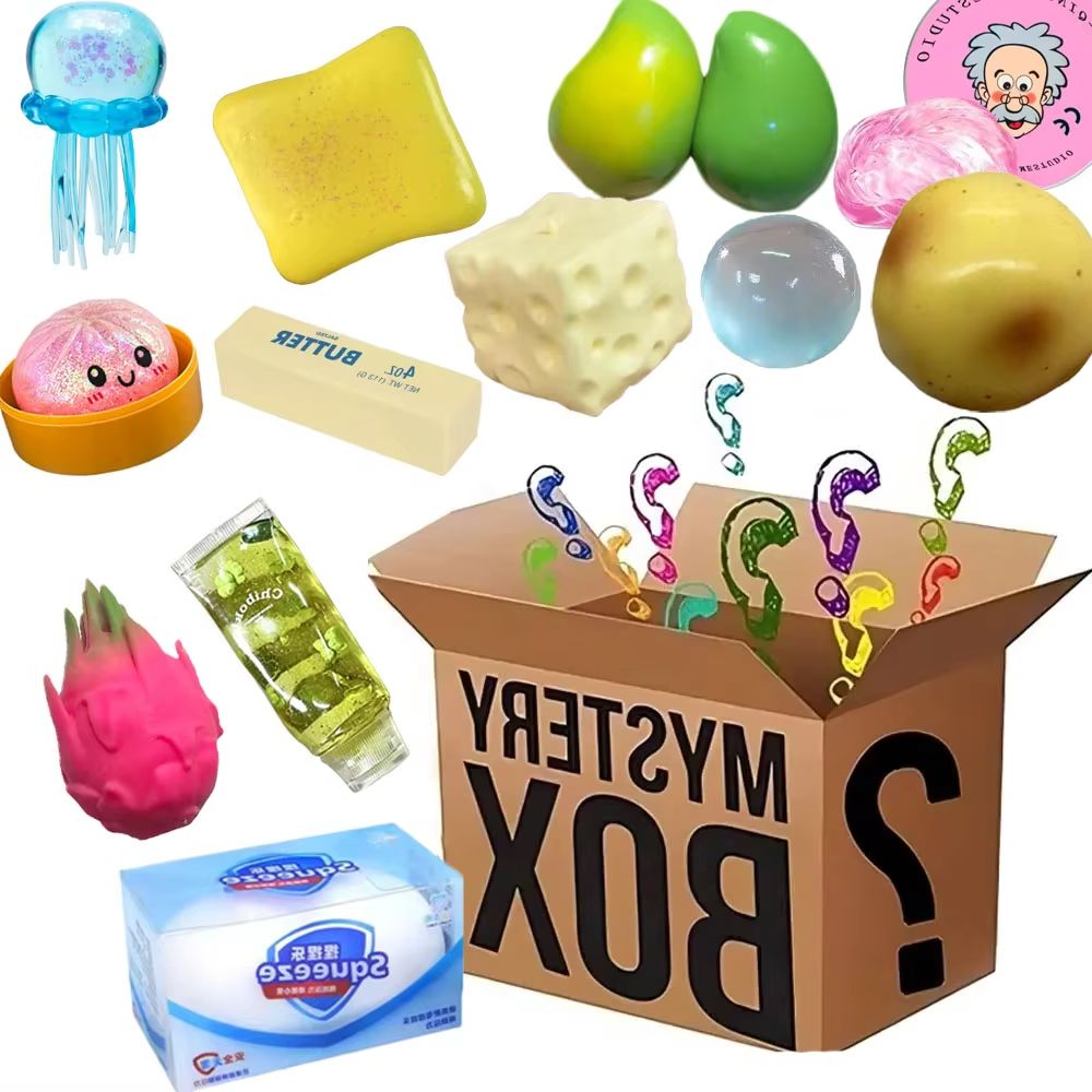 Food Storage Lock Box - Caixa Surpresa Quente: Squishy Mochi Pata