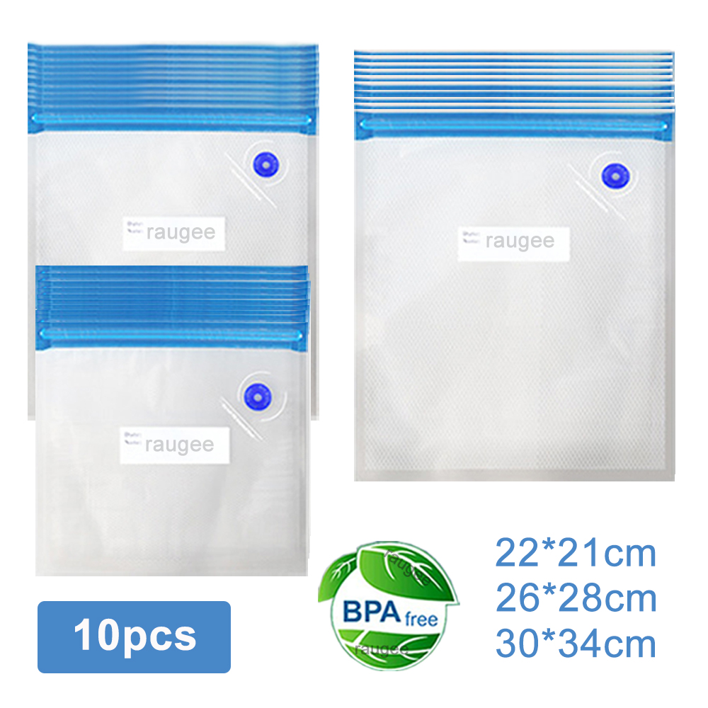 Food Storage Vacuum Bags - Sacos de vácuo reutilizáveis sacos de