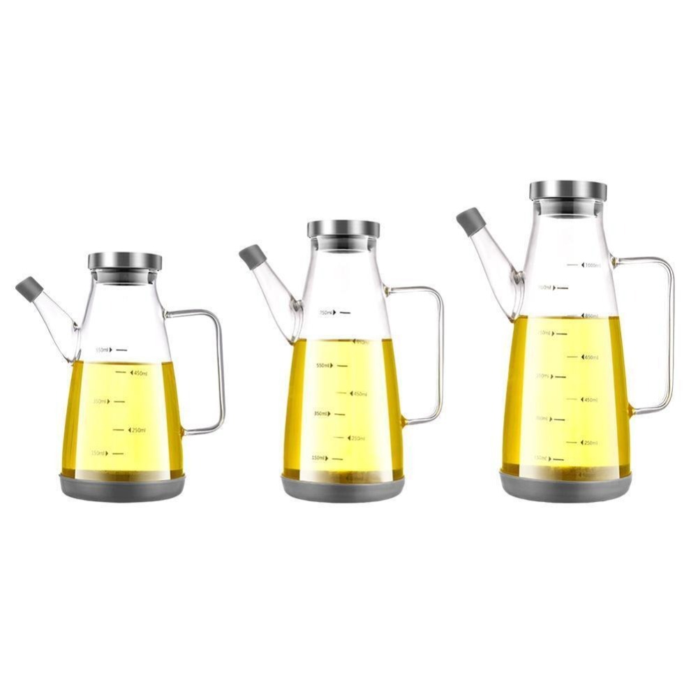 Food Storage Glass Containers Large - Garrafa dispensadora de óleo de qualidade
