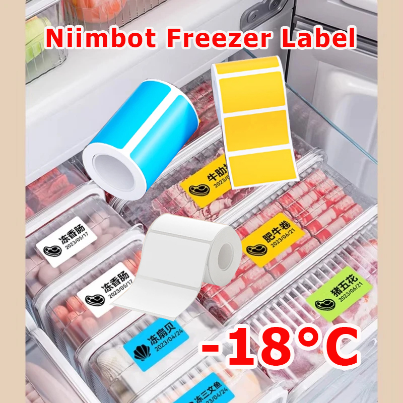 Food Storage Temperature - Papel para Etiquetas de Freezer NIIMBOT