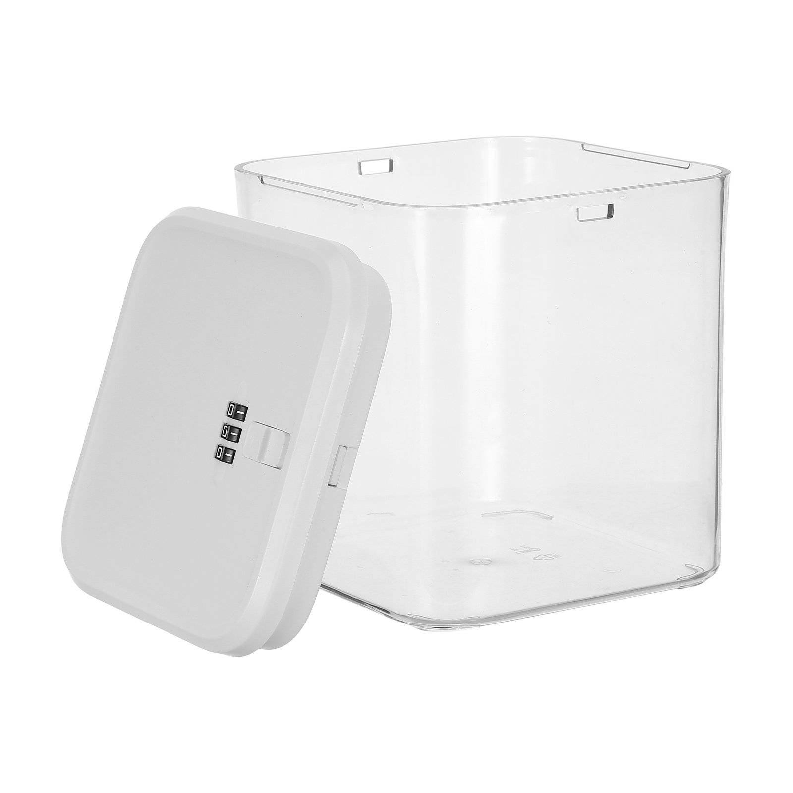 Food Storage Lock Box - Caixa de Armazenamento Transparente para Refrigerador