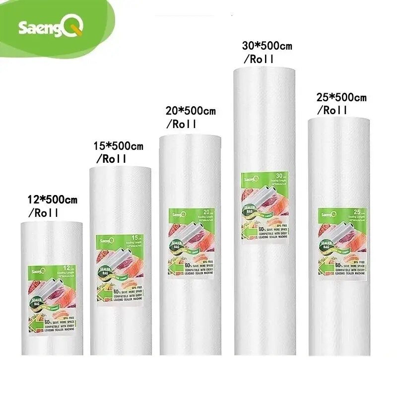 Food Storage Vacuum Bags - SaengQ-sacos de vácuo para aferidor de