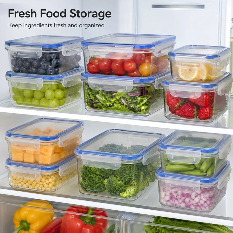 Food Storage Eco Friendly - Caixa de Armazenamento para Refrigerador em