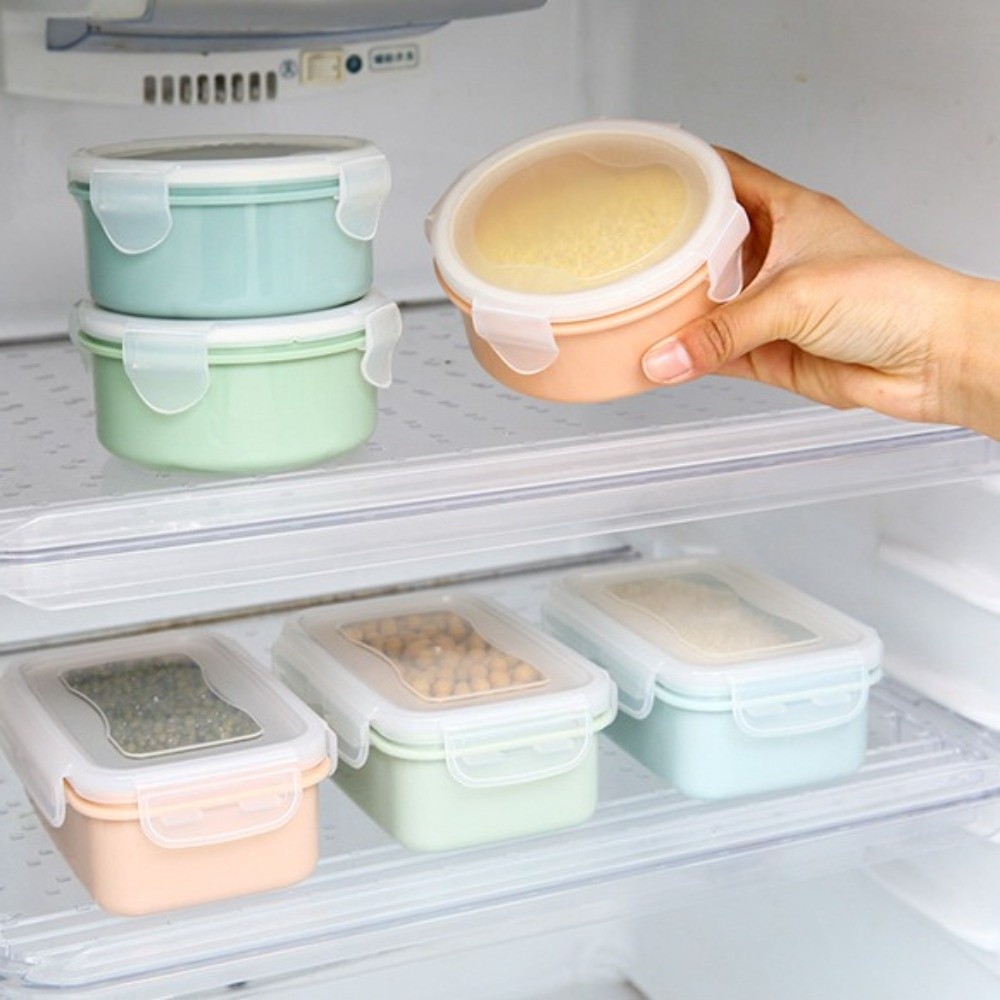Food Storage Lock Box - Conjunto de 5 Recipientes Plásticos para