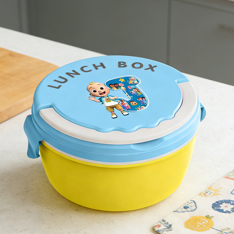 Food Storage Meals - Lancheira Portátil Cocomelon para Meninos, Caixa