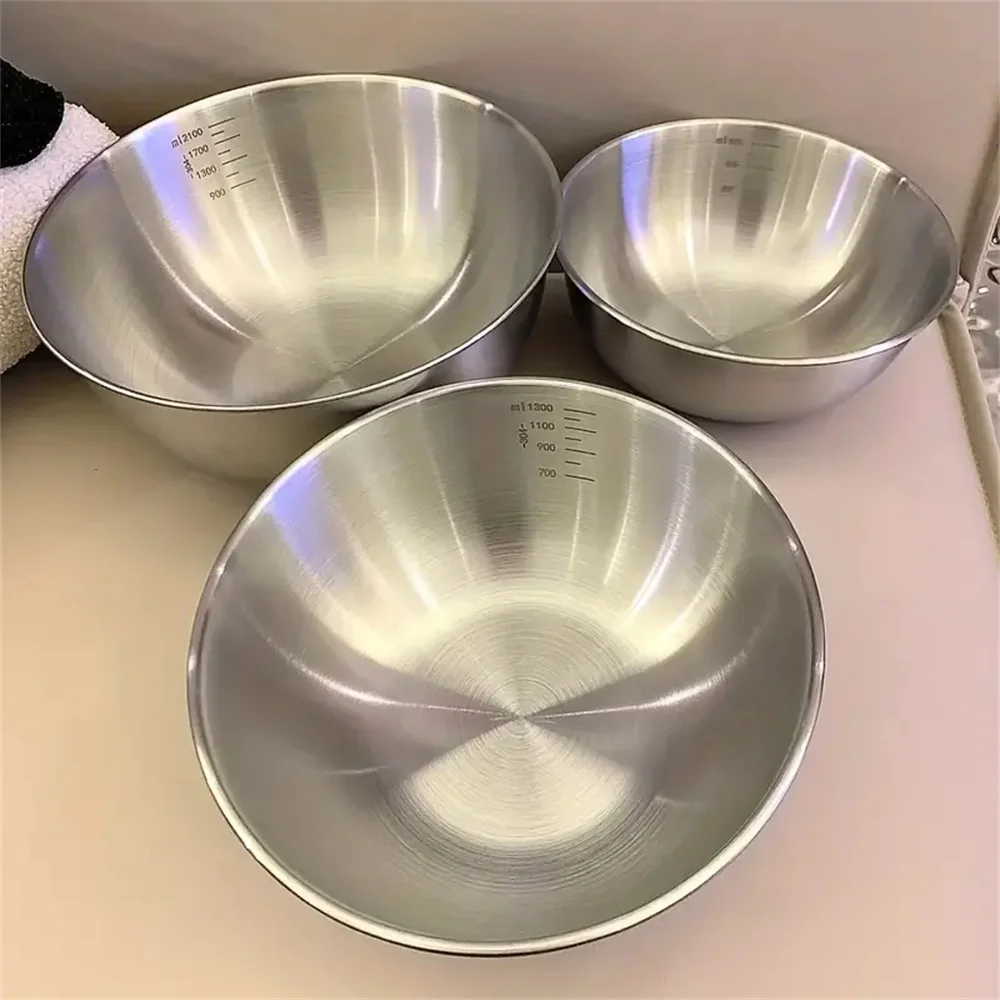 Food Storage Eco Friendly - Conjunto de Tigelas de Aço Inoxidável