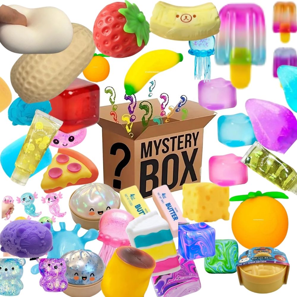 Food Storage Lock Box - Caixa Surpresa Popular: Squishy Mochi Pata
