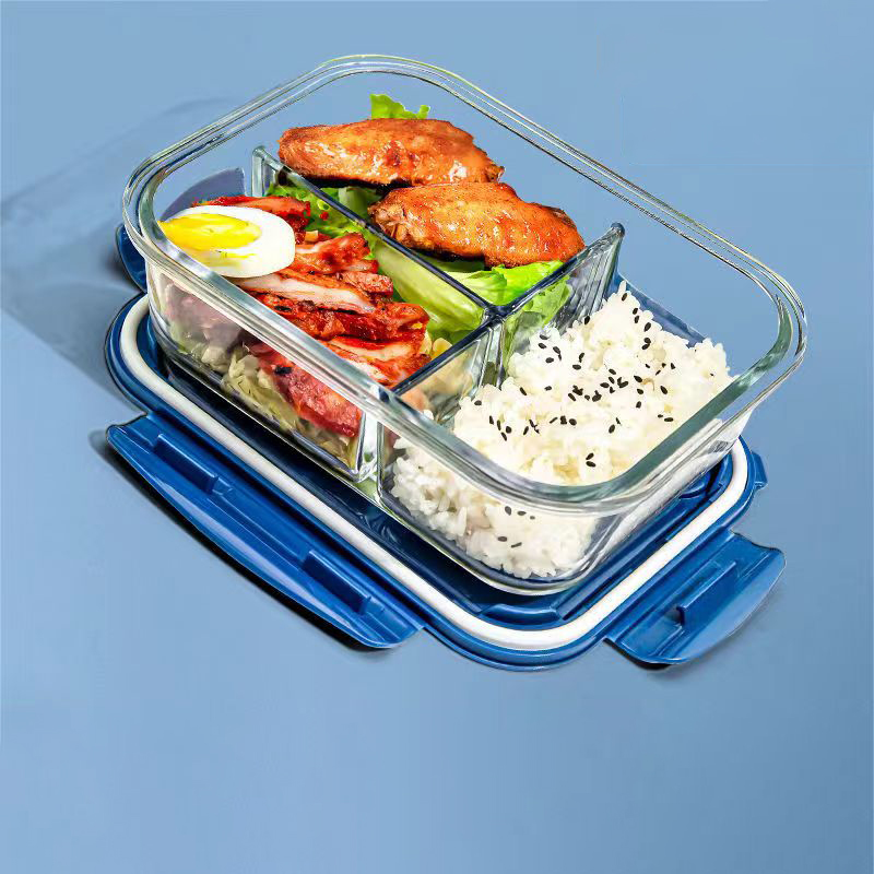 Food Storage Safe - Novo estilo lancheira de vidro 1050ml