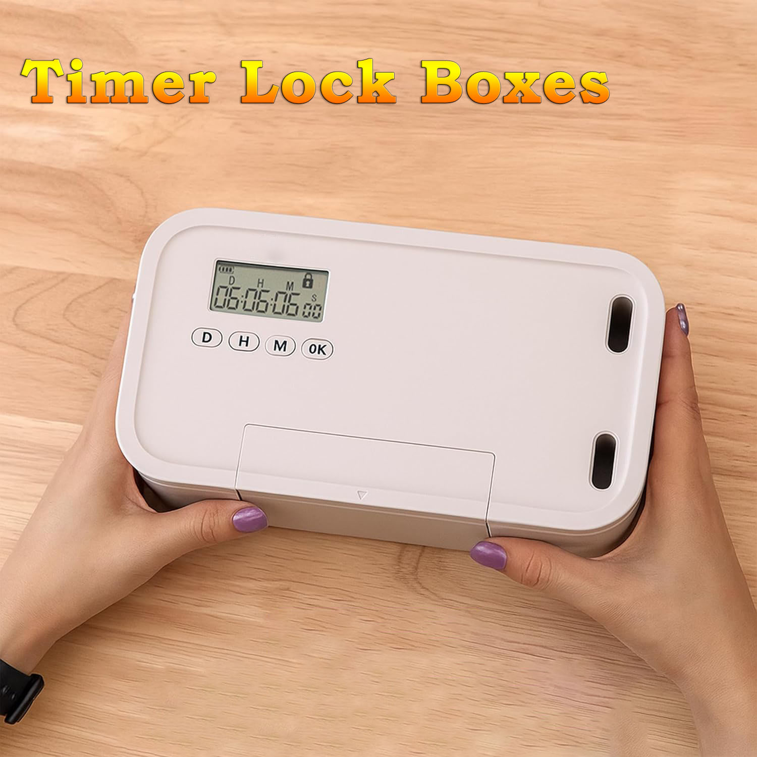 Food Storage Lock Box - Caixa de armazenamento com temporizador e