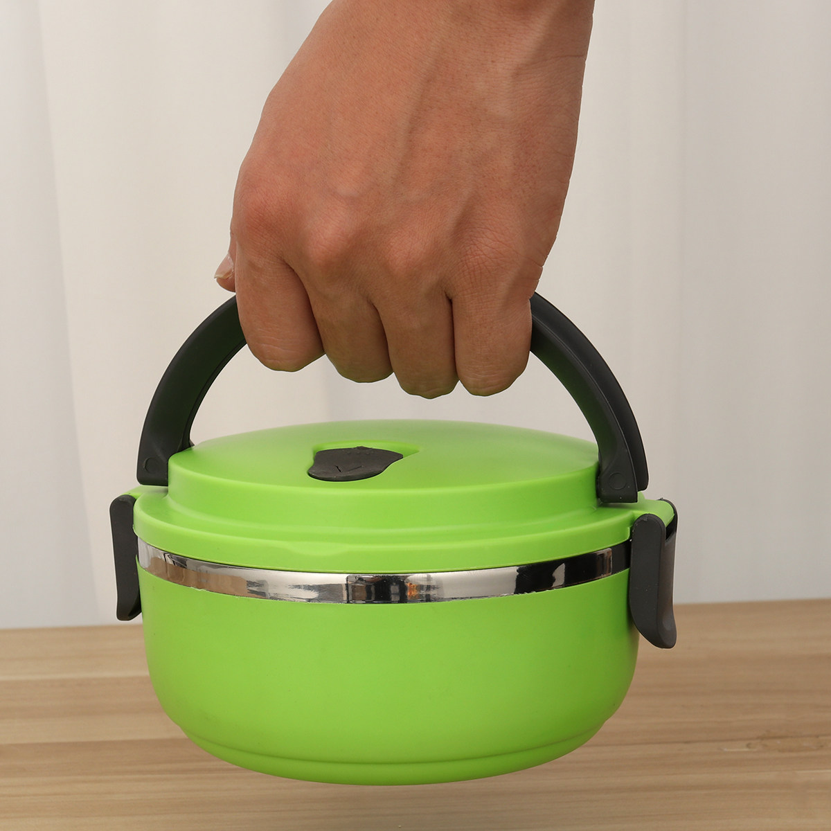 Marmita de Aço Inoxidável de D - Food Storage Lock Box avaliação e preço