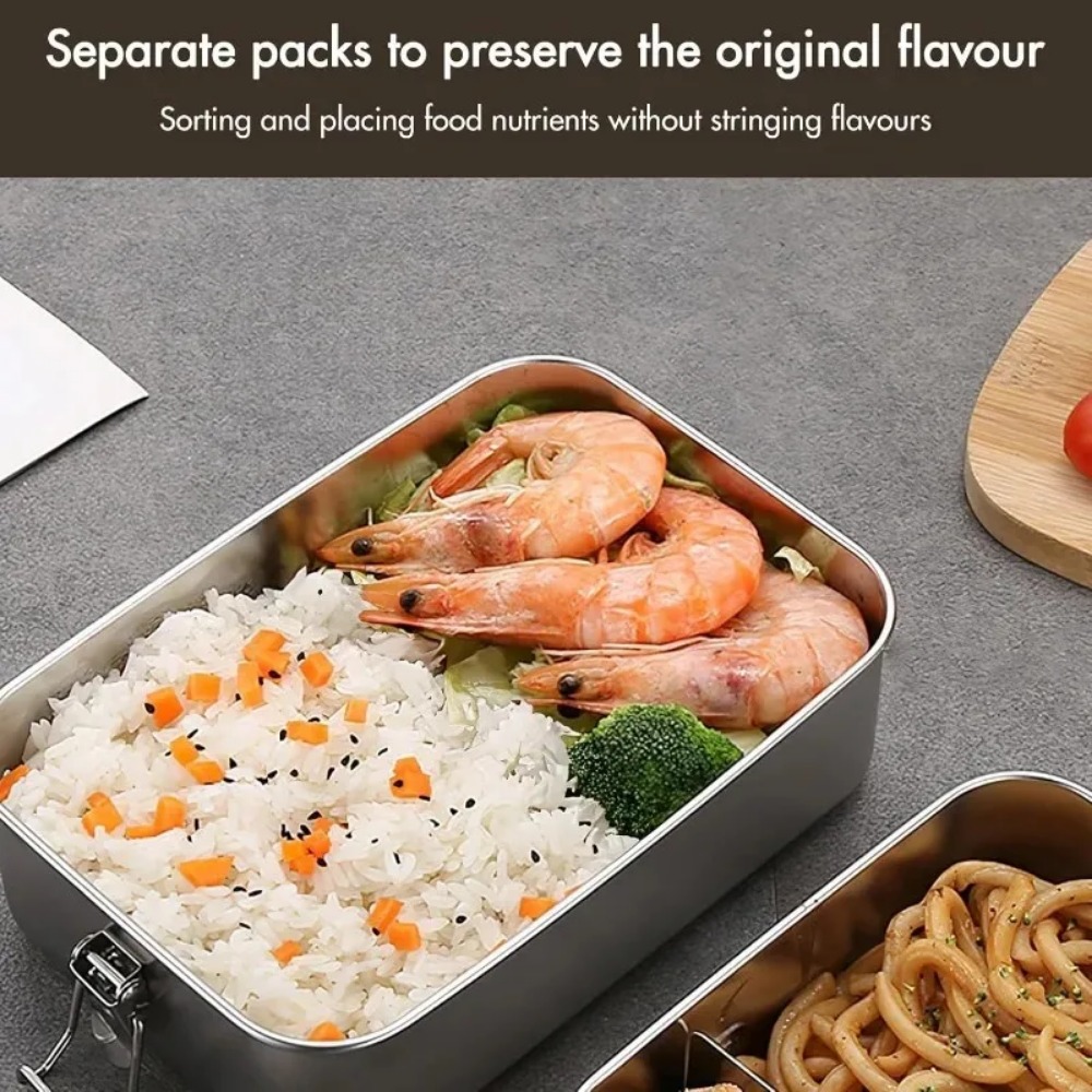 NOVO Estojo Bento de 850ML com - Food Storage Lock Box avaliação e preço