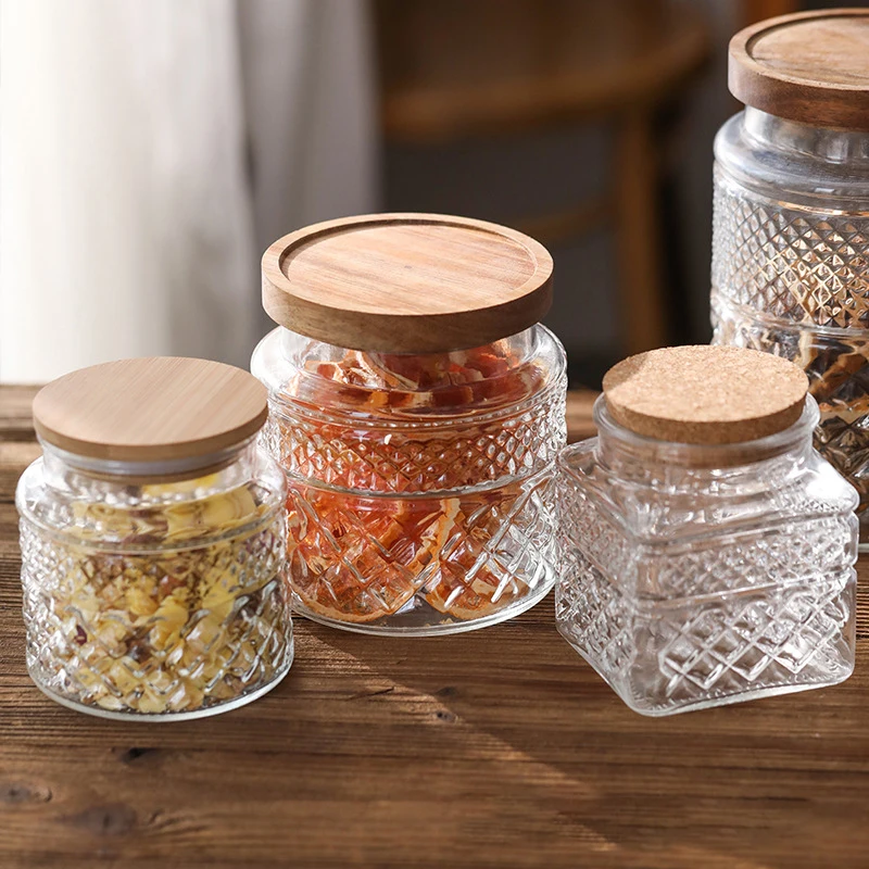 Frasco selado de vidro de gran - Food Storage Glass Containers Large avaliação e preço