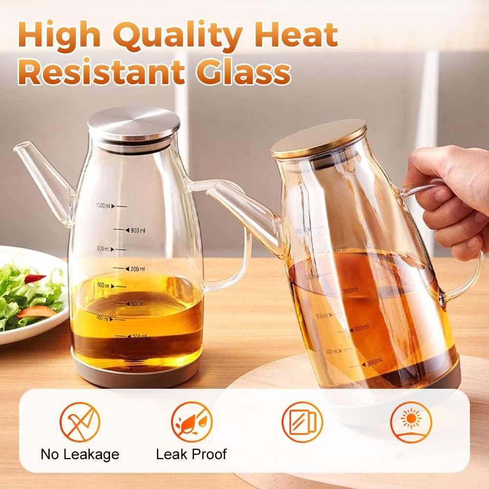 Dispensador de óleo de qualida - Food Storage Glass Containers Large avaliação e preço