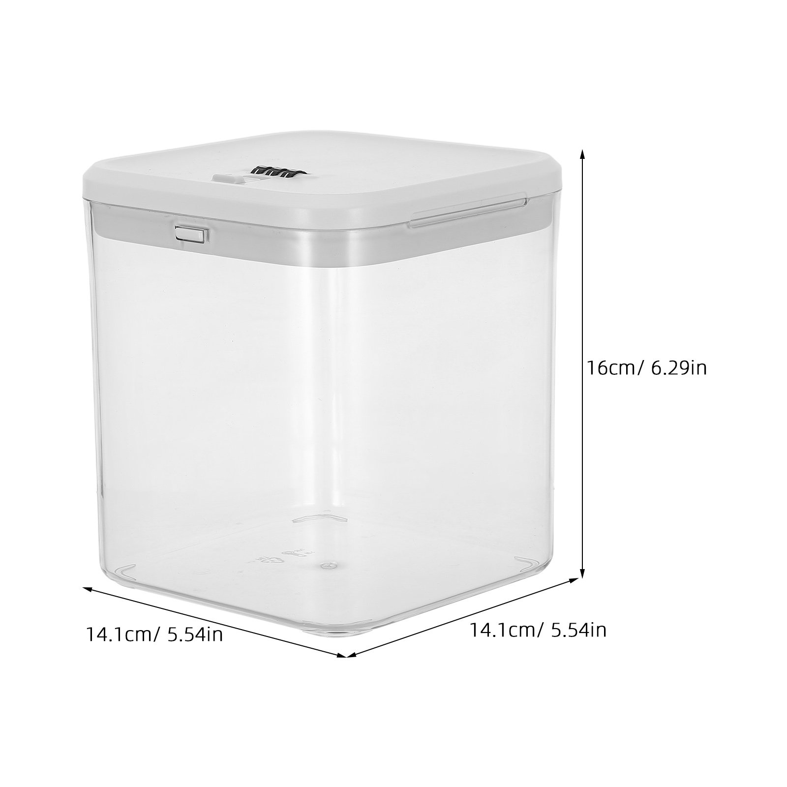Caixa de Armazenamento Transpa - Food Storage Lock Box avaliação e preço