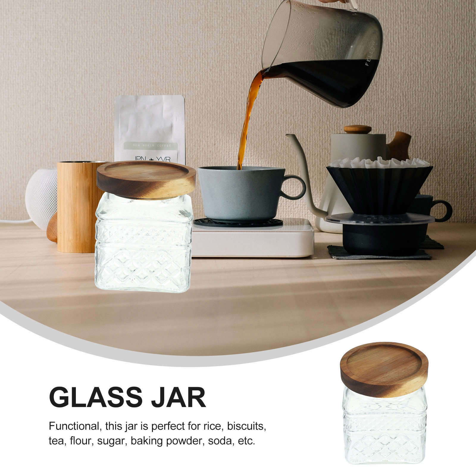 Pote de Vidro para Armazenamen - Food Storage Glass Containers Large avaliação e preço