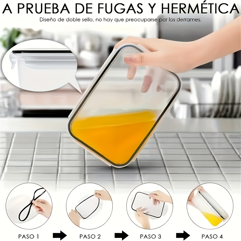 Conjunto de 8 Peças Inclui 4 R - Food Storage Square Containers avaliação e preço