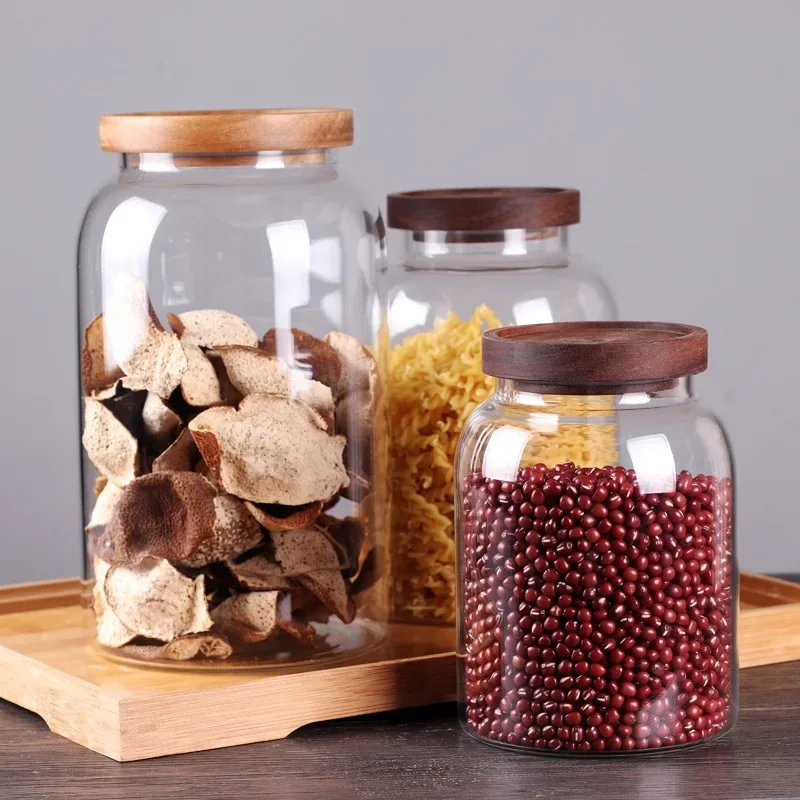 Jarra de armazenamento de alim - Food Storage Glass Containers Large avaliação e preço