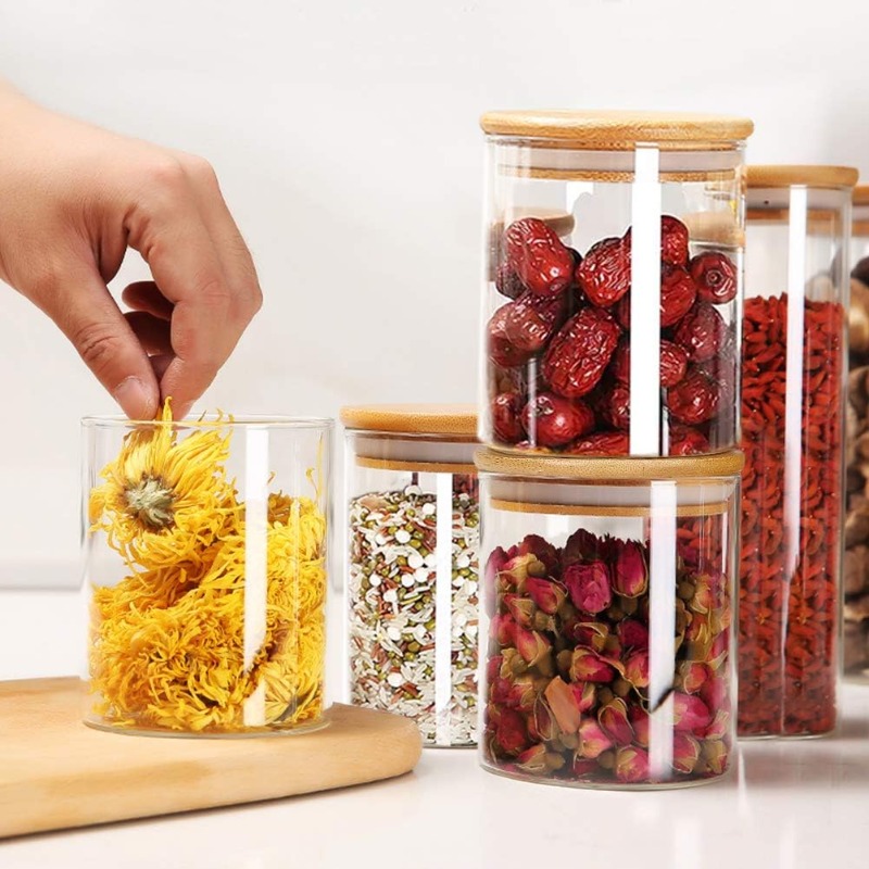 Conjunto de 12 frascos de vidr - Food Storage Glass Containers Large avaliação e preço