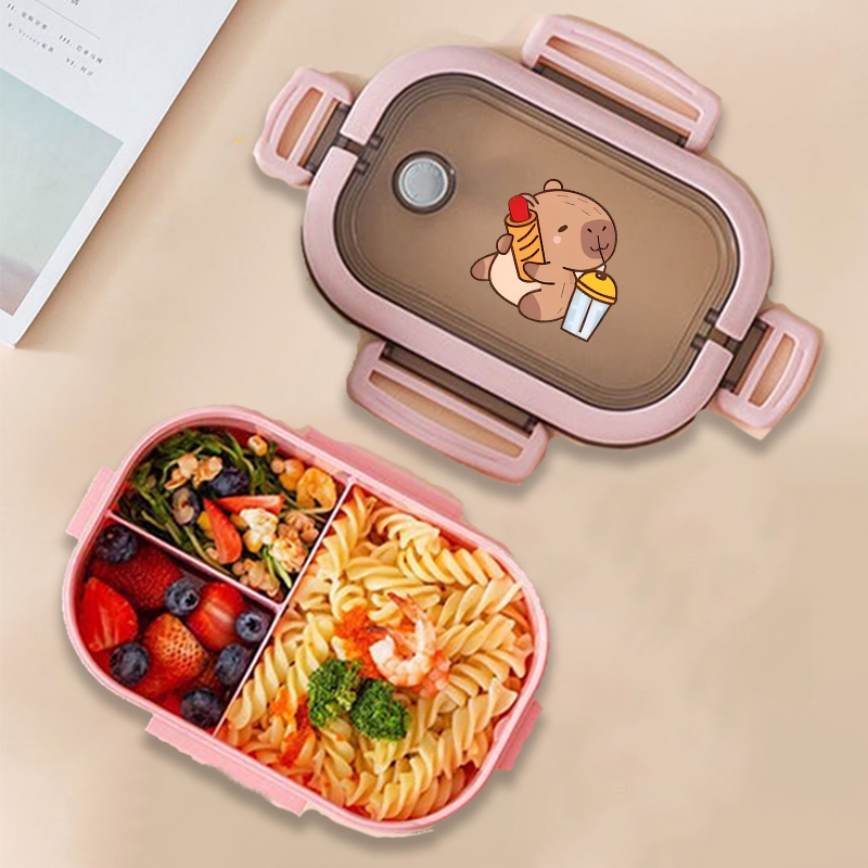 Capivara bento lancheira anime - Food Storage Square Containers avaliação e preço