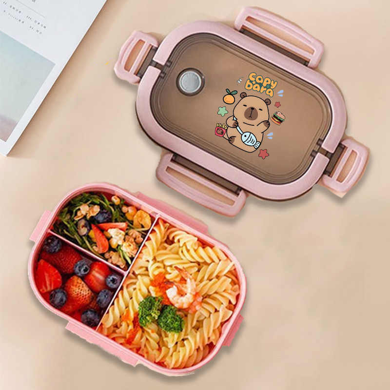 Capivara bento lancheira anime - Food Storage Square Containers avaliação e preço