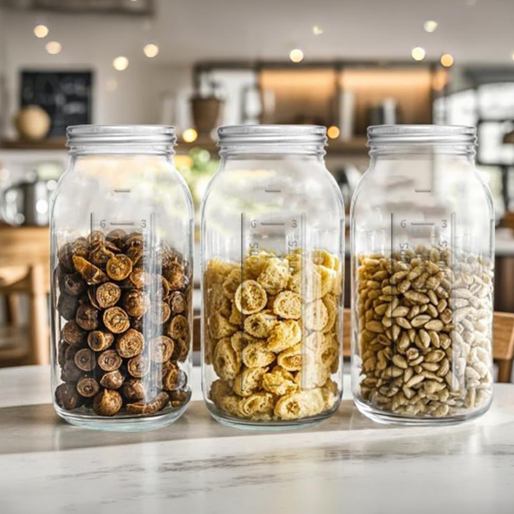 Pote de Vidro Mason de Boca La - Food Storage Glass Containers Large avaliação e preço