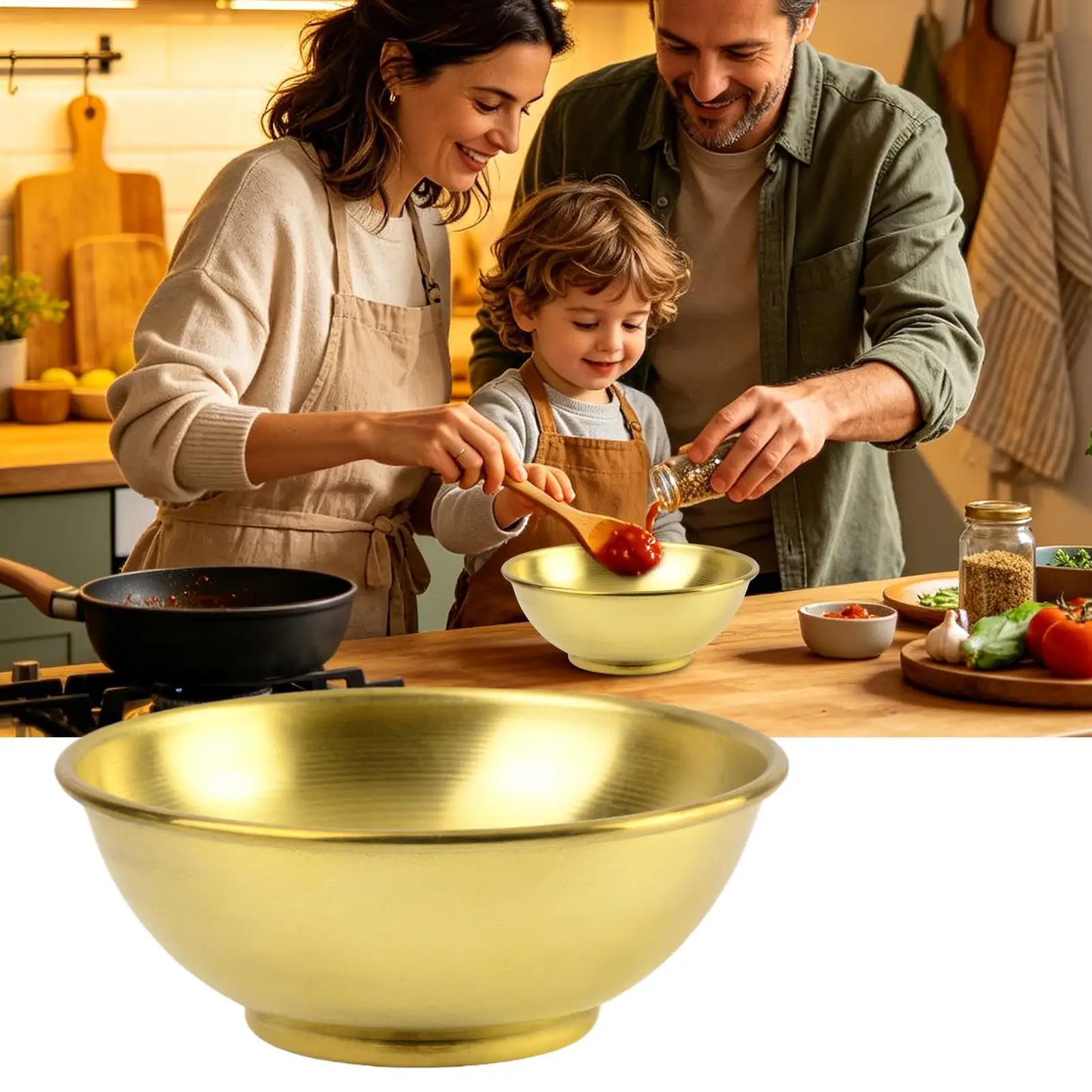 Tigela de Cobre Grande para Ar - Food Storage Eco Friendly avaliação e preço