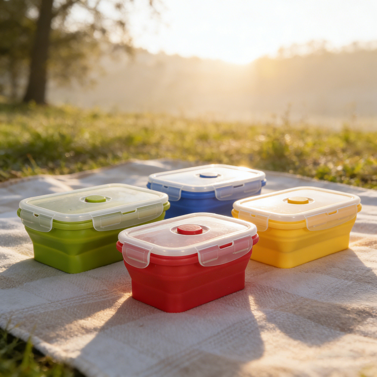 4 Peças de Caixas de Almoço de - Food Storage Safe avaliação e preço