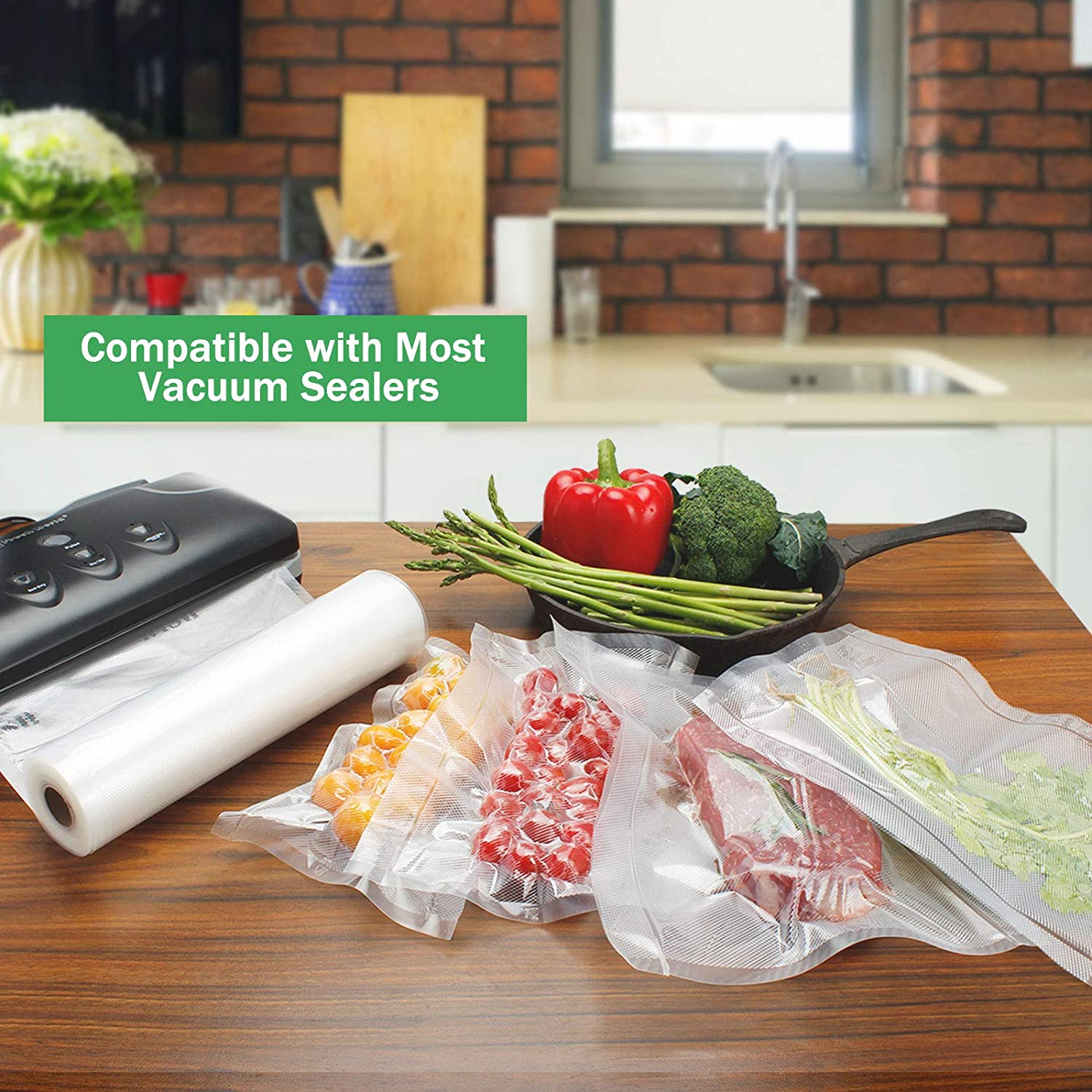 Sacos de vácuo para alimentos  - Food Storage Vacuum Bags avaliação e preço