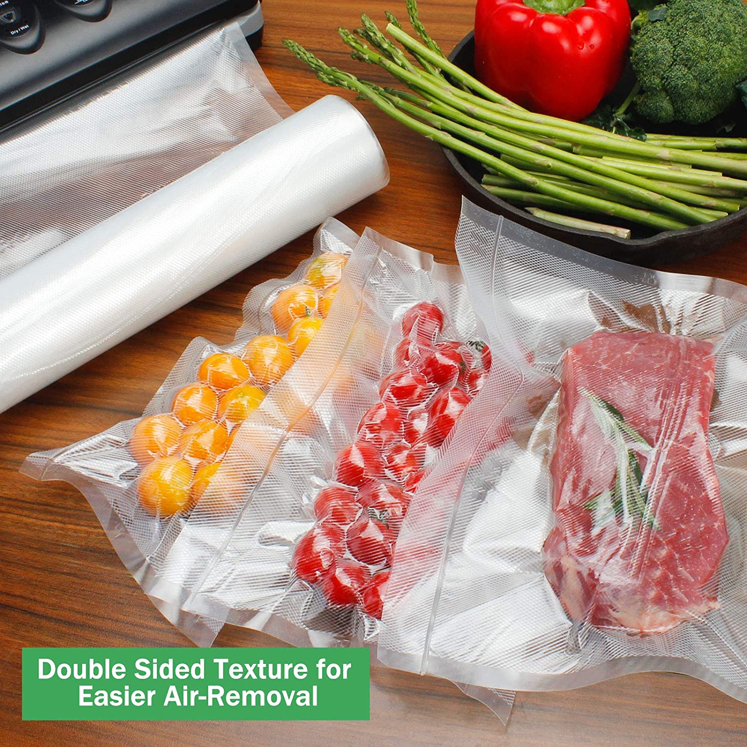 Sacos de vácuo para alimentos  - Food Storage Vacuum Bags avaliação e preço