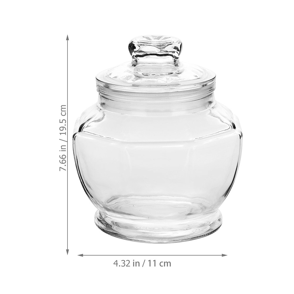 Pote de Vidro Hermético de Gra - Food Storage Glass Containers Large avaliação e preço