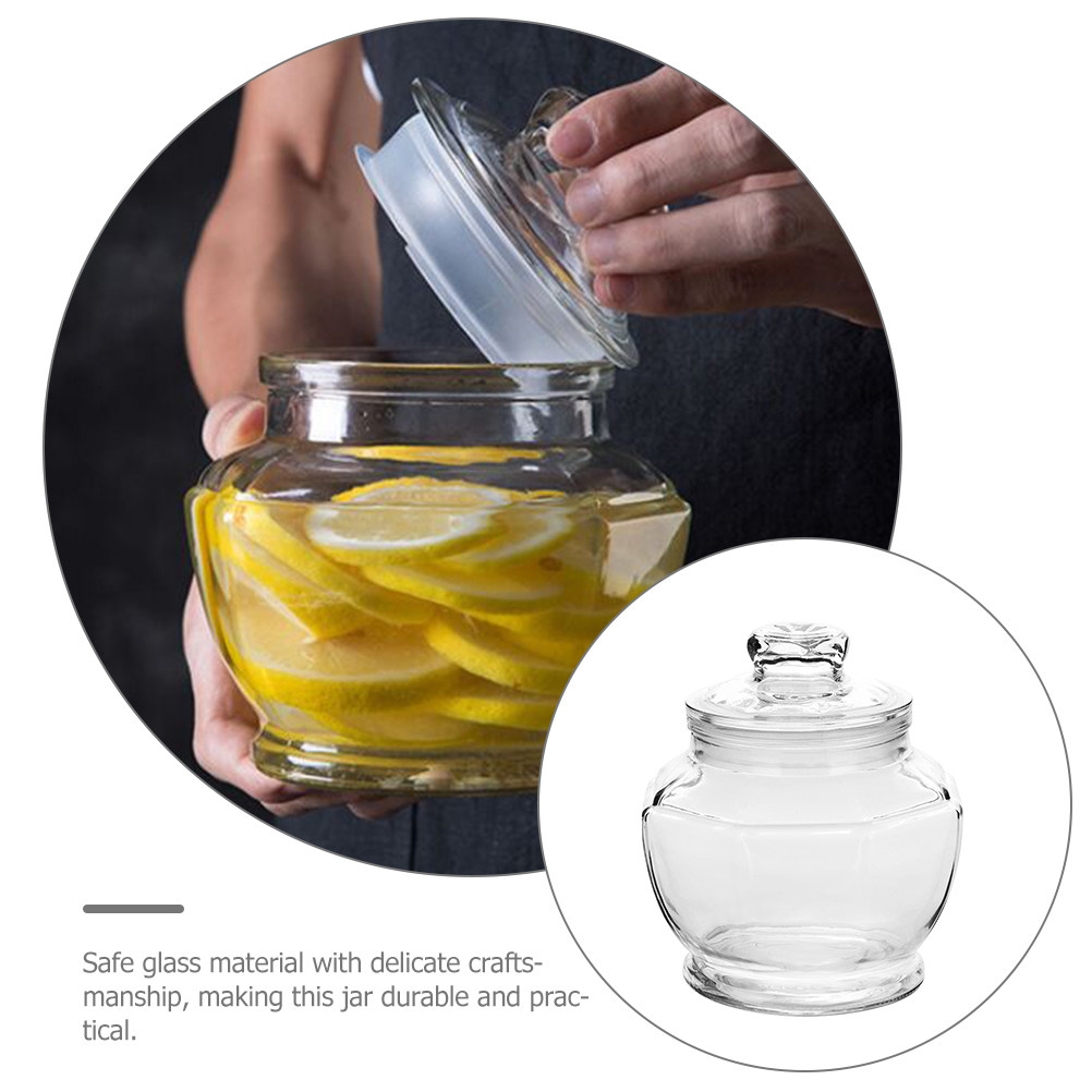 Pote de Vidro Hermético de Gra - Food Storage Glass Containers Large avaliação e preço