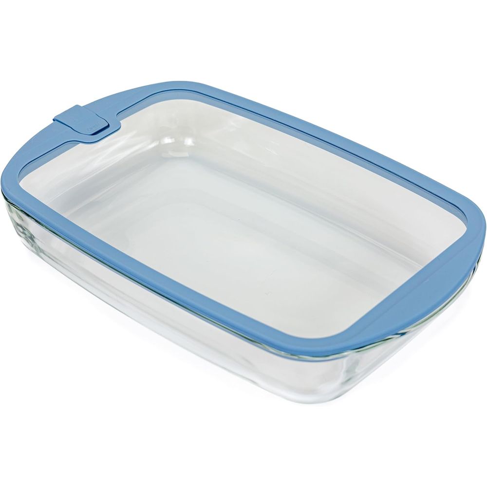Assadeira de Vidro 9x13 com Ta - Food Storage Glass Containers Large avaliação e preço