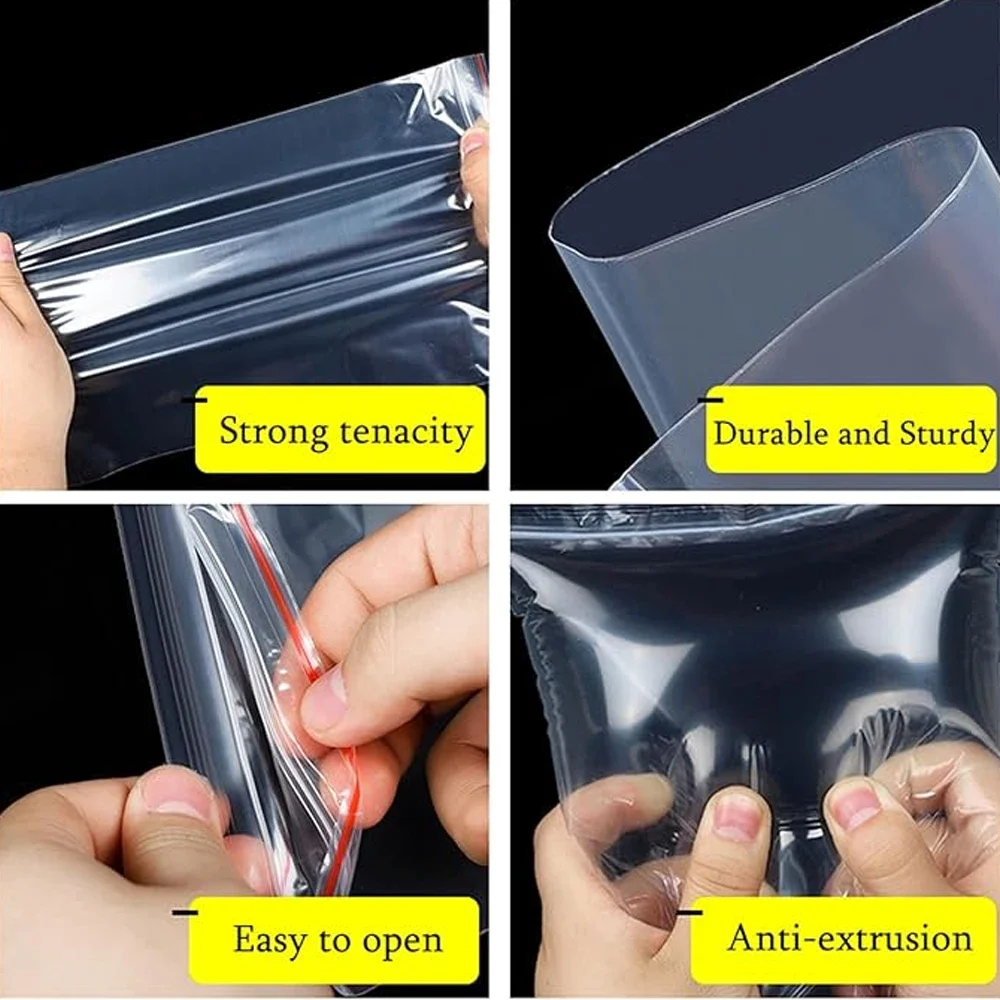 100-1000 unidades de sacos tra - Food Storage Lock Box avaliação e preço