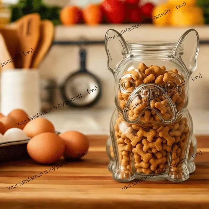 Recipiente de manuseio de cães - Food Storage Glass Containers Large avaliação e preço