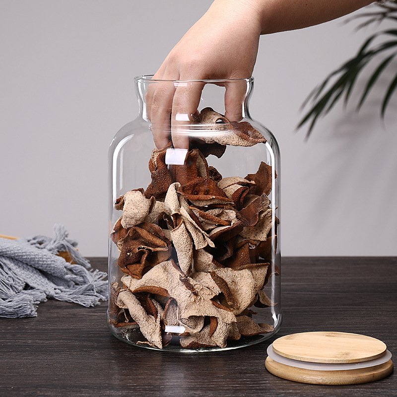 3800ml de bambu tampa de vidro - Food Storage Glass Containers Large avaliação e preço