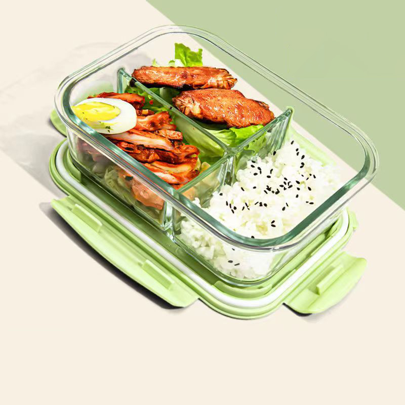 Novo estilo lancheira de vidro - Food Storage Safe avaliação e preço