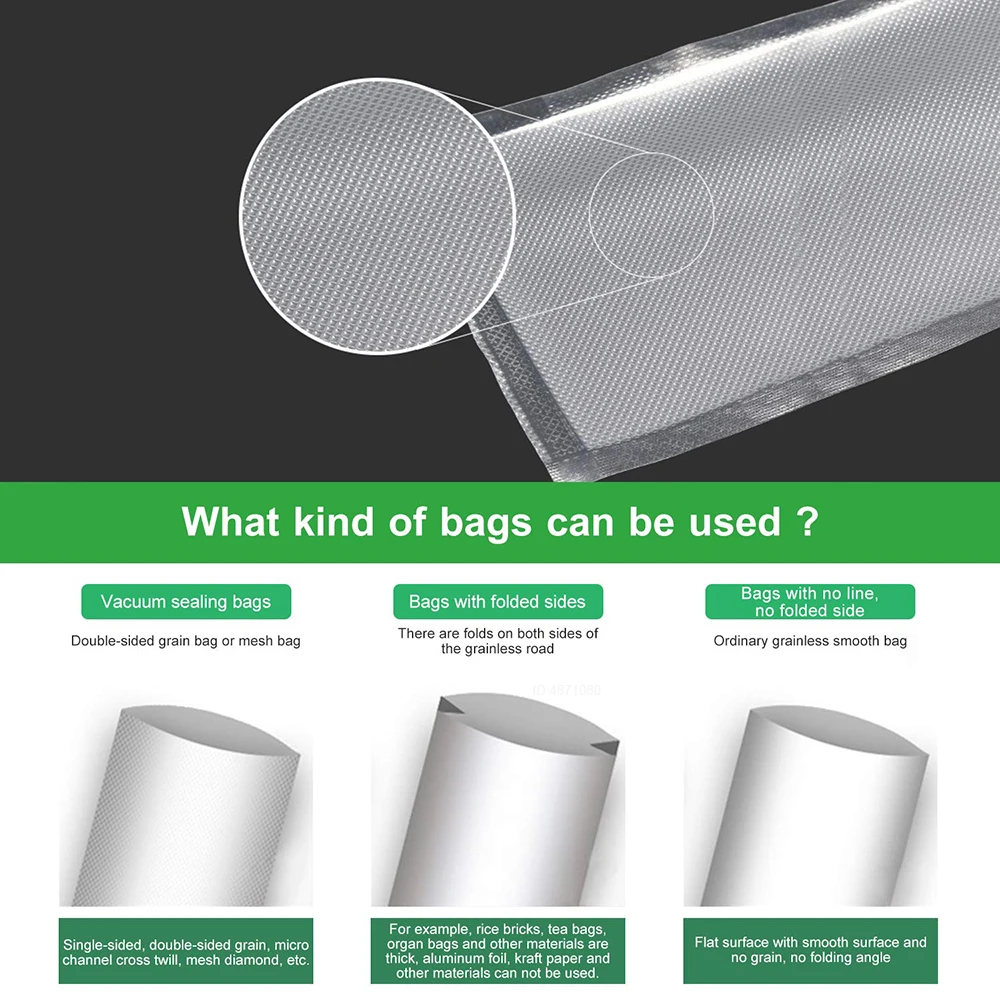 Sacos de rolo sous vide para m - Food Storage Vacuum Bags avaliação e preço